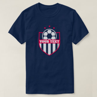 Futbol Soccer Team Name & Number Template  T-Shirt
