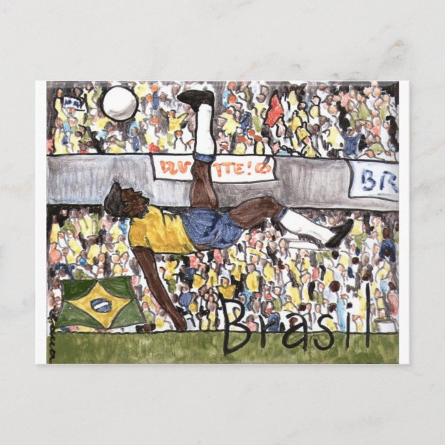 Futebol do Brasil Postcard (Front)