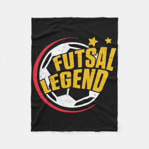 Futsal Legend Funny Futsal Game Indoor Soccer Futs Fleece Blanket