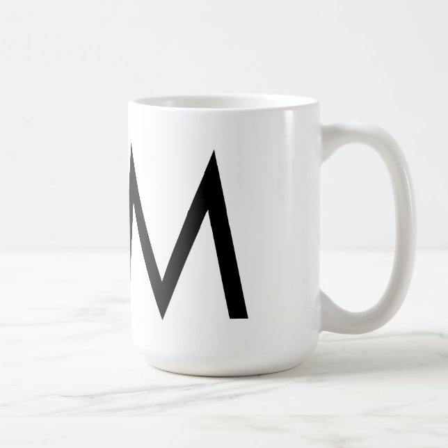 Futura Typography "M" Mug (Right)