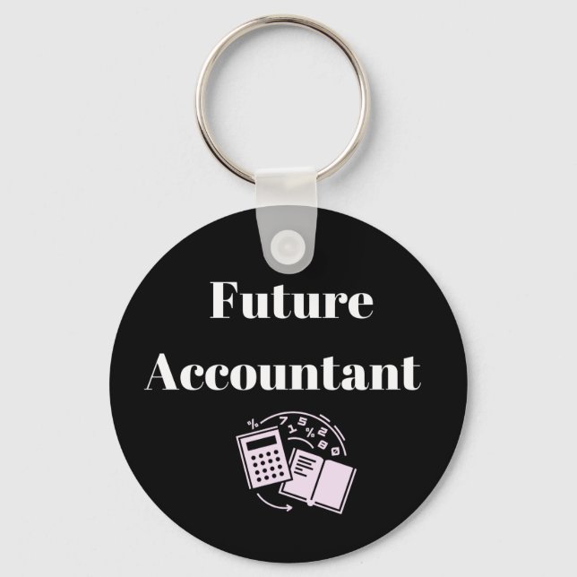 Future Accountant Keychain  (Front)