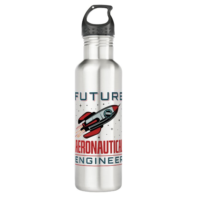 Future Aeronautical Engineer 710 Ml Water Bottle (Front)