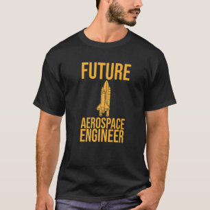Future Aerospace Engineer Rocket Engineering Graph T-Shirt