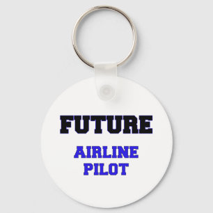 Future Airline Pilot Key Ring