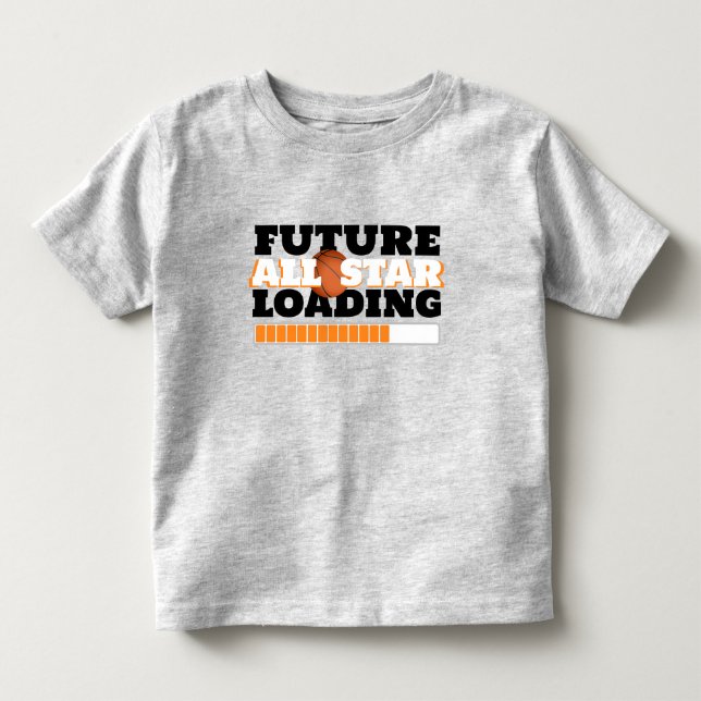Future All Star Loading Basketball Kids T-Shirt (Front)