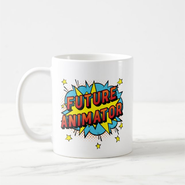 Future Animator Animation Motion Graphics Coffee Mug (Left)