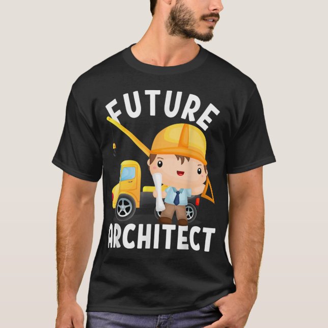 Future Architect Costume for Toddler Adults & Kids T-Shirt (Front)
