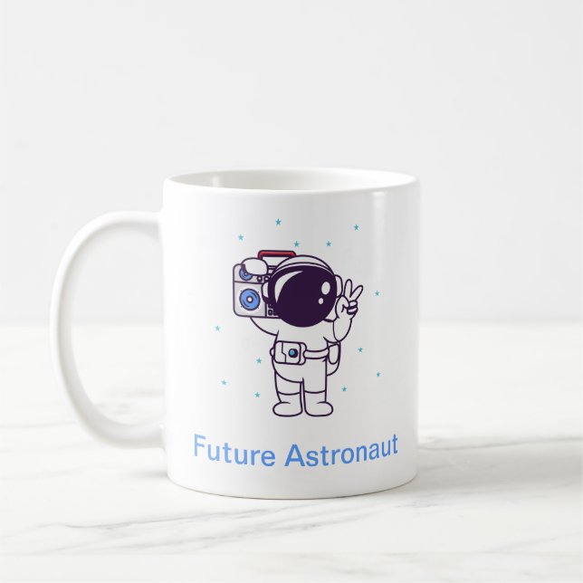 Future Astronaut Coffee Mug (Left)