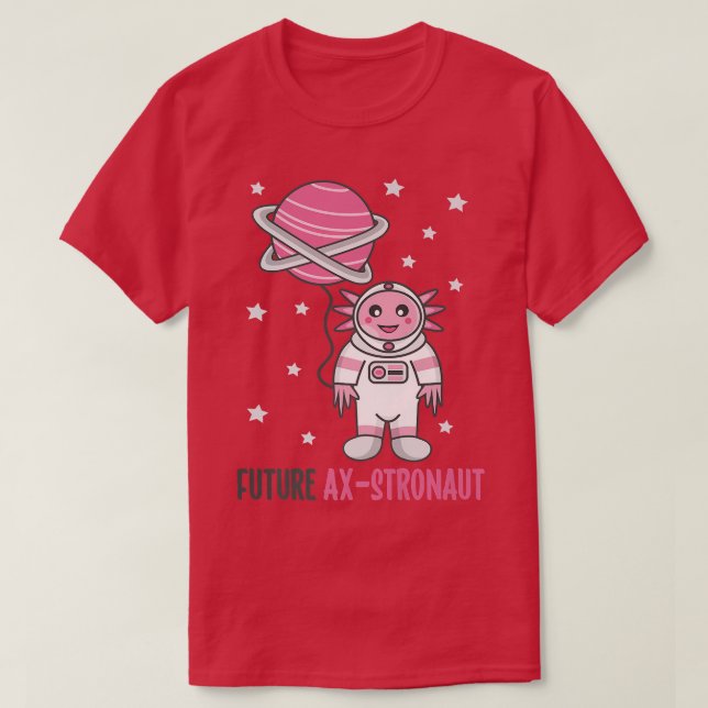 Future Astronaut Cute Outer Space  T-Shirt (Design Front)