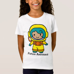 Future Astronaut Girl in Spacesuit T-Shirt