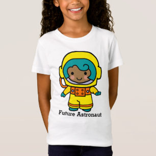 Future Astronaut Girl in Spacesuit T-Shirt