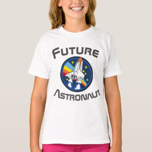 Future Astronaut, Girl Power STEM, blue 2 T-Shirt