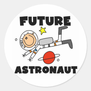 Future Astronaut T-shirts and Gifts Classic Round Sticker