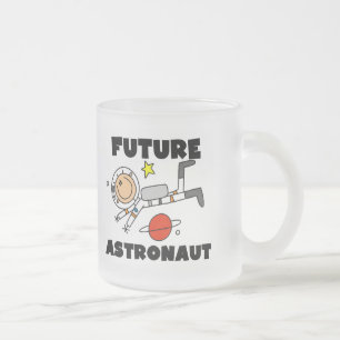 Future Astronaut T-shirts and Gifts Frosted Glass Coffee Mug