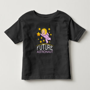 Future Astronaut With Planets   For Girls Toddler T-Shirt
