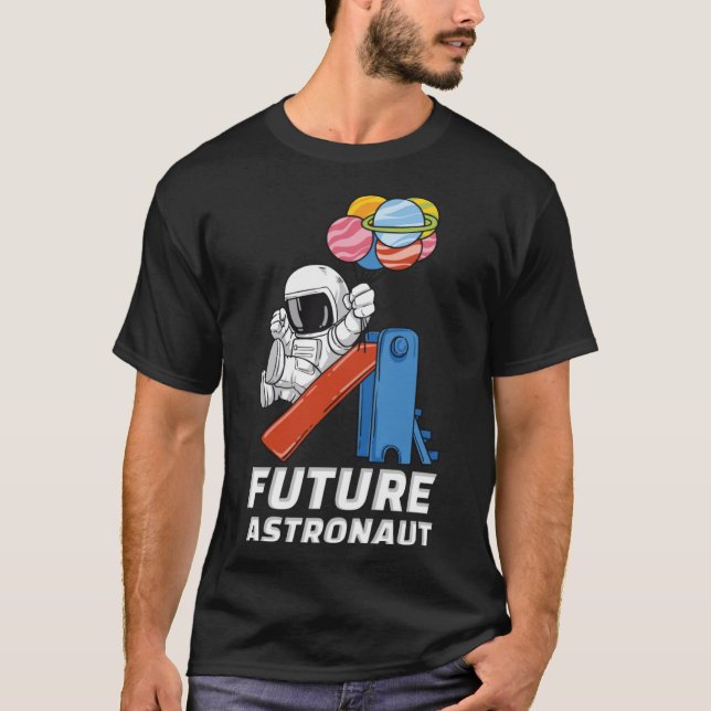 Future astronaut with planets T-Shirt (Front)