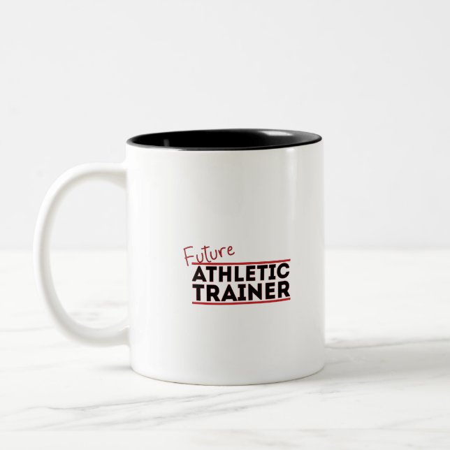Future Athletic Trainer Two-Tone Coffee Mug (Left)