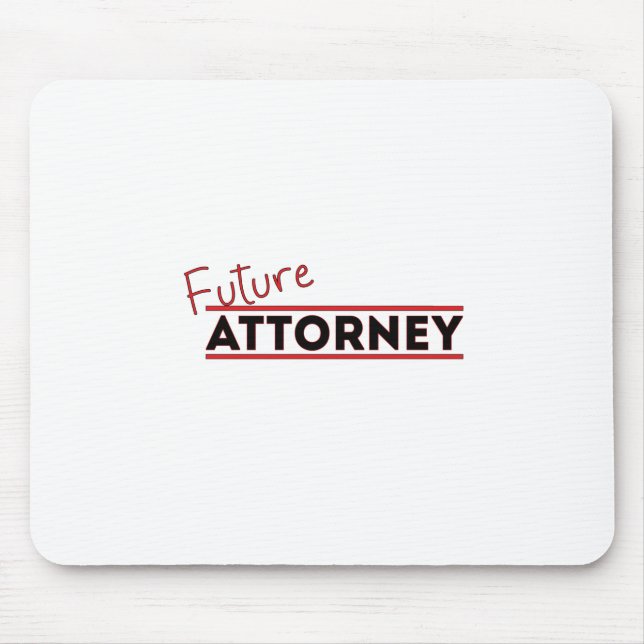 Future Attorney Mouse Mat (Front)