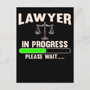 Future Attorney Student Lawyer Postcard