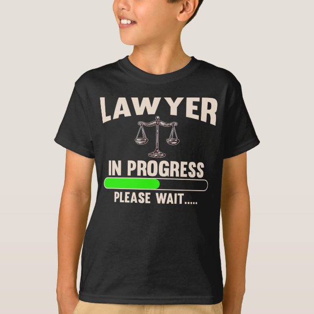 Future Attorney Student Lawyer T-Shirt (Front)