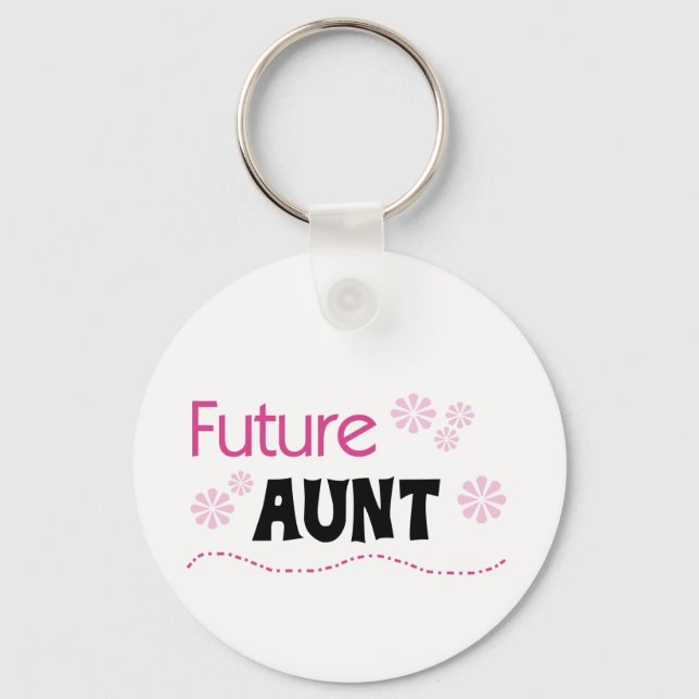 Future Aunt Tshirts and Gifts Key Ring (Front)