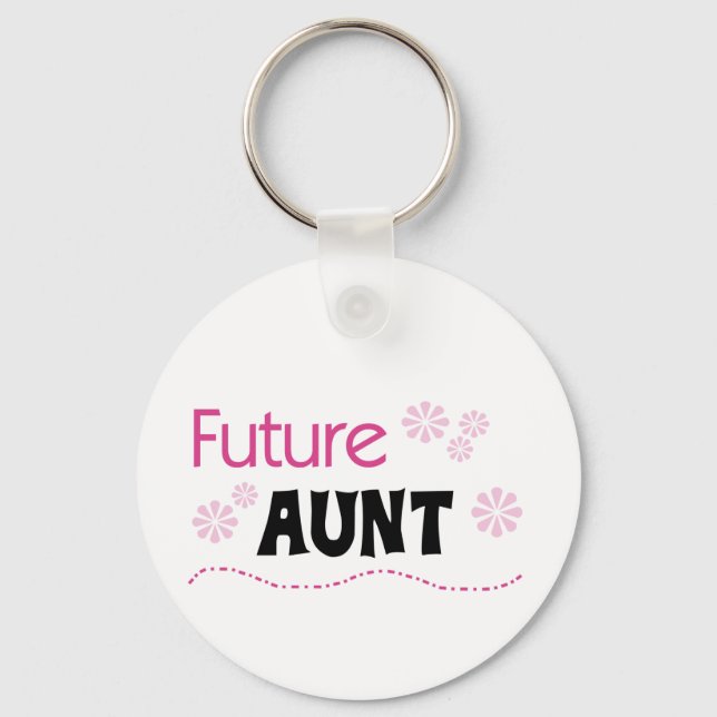 Future Aunt Tshirts and Gifts Key Ring (Front)