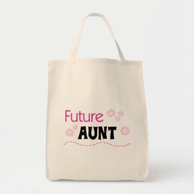 Future Aunt Tshirts and Gifts Tote Bag (Front)