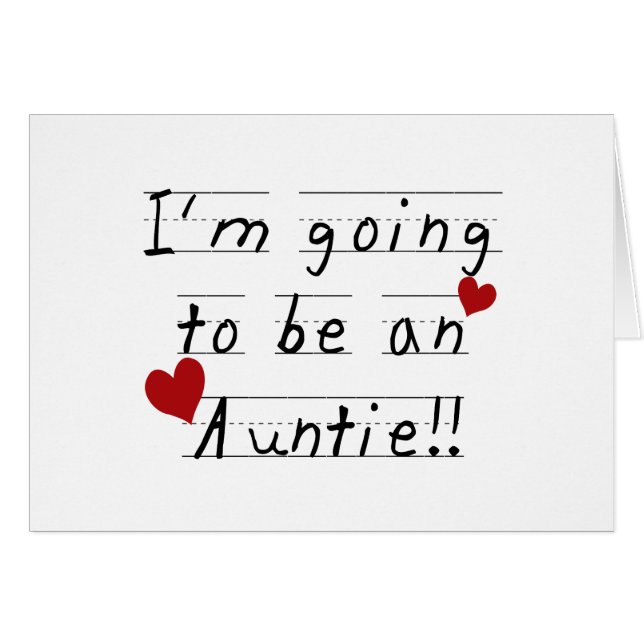Future Auntie Kid Print Tshirts and Gifts (Front Horizontal)
