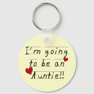 Future Auntie Kid Print Tshirts and Gifts Key Ring