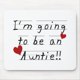 Future Auntie Kid Print Tshirts and Gifts Mouse Mat