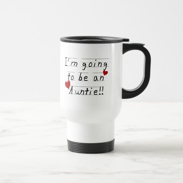 Future Auntie Kid Print Tshirts and Gifts Travel Mug (Right)