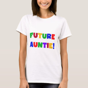 Future Auntie-Primary Colours Tshirts and Gifts