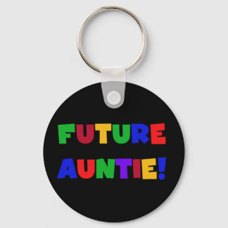 Future Auntie-Primary Colours Tshirts and Gifts Key Ring