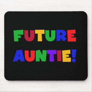Future Auntie-Primary Colours Tshirts and Gifts Mouse Mat
