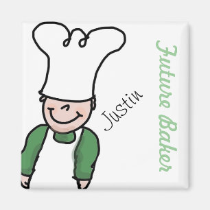 Future Baker with your name Magnet