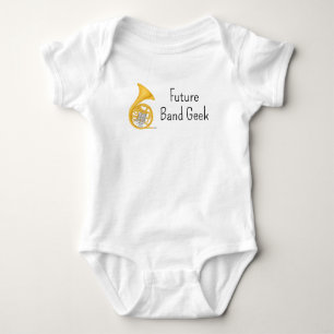 Future Band Geek French Horn Baby Bodysuit