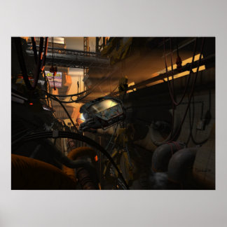 Future bandits - cyberpunk poster
