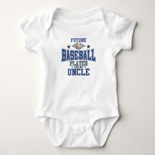 Future Baseball Player Like My Uncle Baby Bodysuit