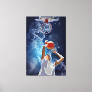 Future Basketball All-Star Canvas Print