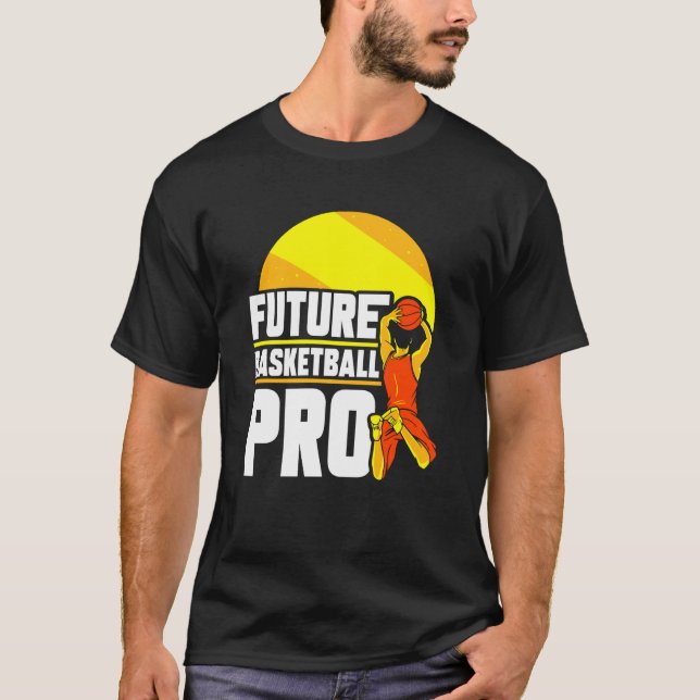 Future Basketball Pro Match Team Player Coach T-Shirt (Front)