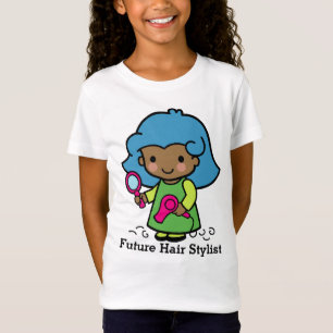 Future Beautician/Hair Stylist with blow dryer T-Shirt