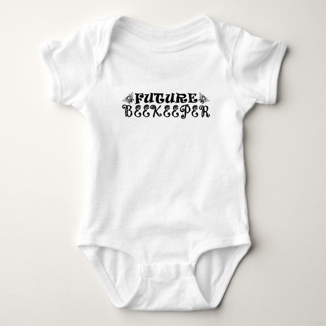 Future Beekeeper Baby Bodysuit (Front)