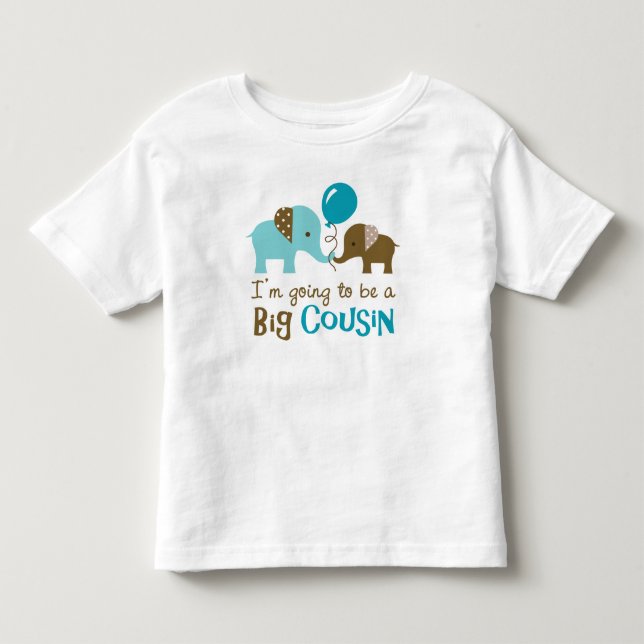 Future Big Cousin - Mod Elephant t-shirts for boys (Front)