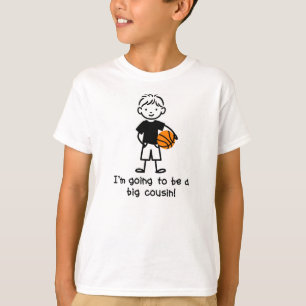 Future Big Cousin - Stick Figure announcement T-Shirt