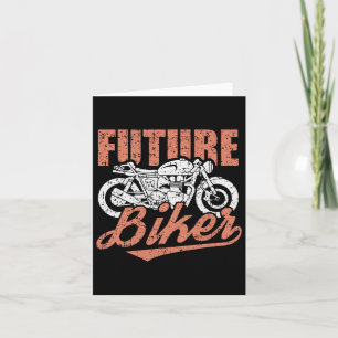Future Biker Clic Motorcycle Cool Motorbike Riding Card
