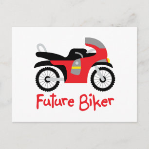 Future Biker Postcard