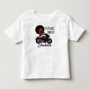 Future Biker with Child and Motorcycle Toddler T-Shirt