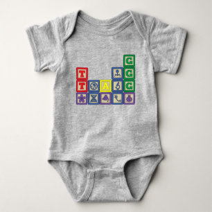 Future Biologist's Blocks Baby Bodysuit