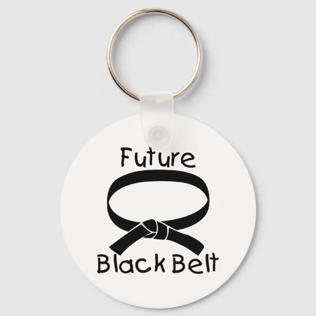 Future Black Belt Key Ring (Front)