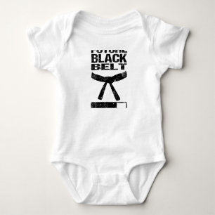 Future Black Belt loading for Martial Arts Kids Baby Bodysuit